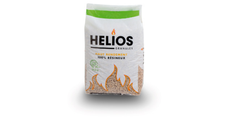 Sac 15 kg granulés de bois hélios
